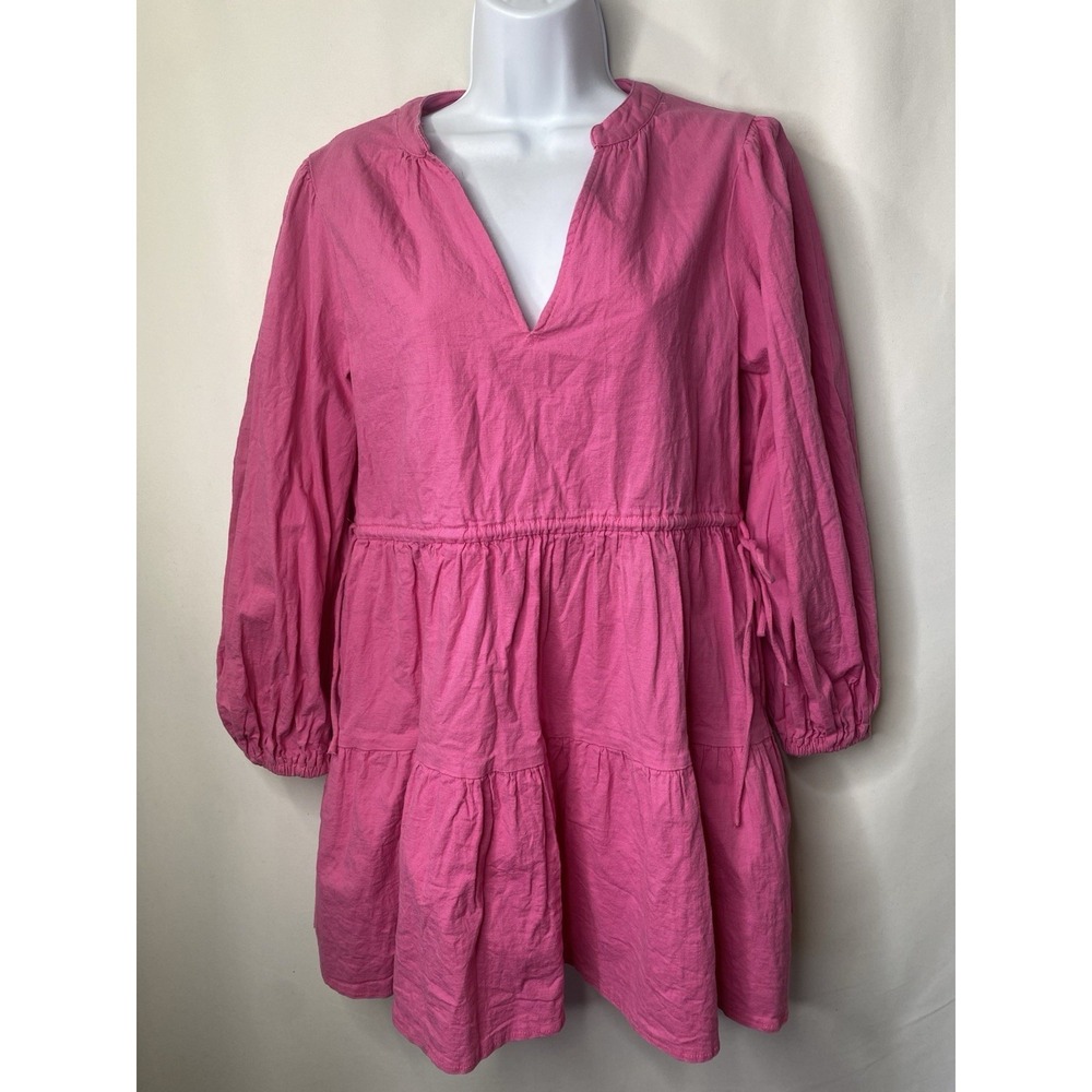 Petal And Pup Womens Dress Size Large Ruffle Coquette Milk Maid Cottagecore Midi